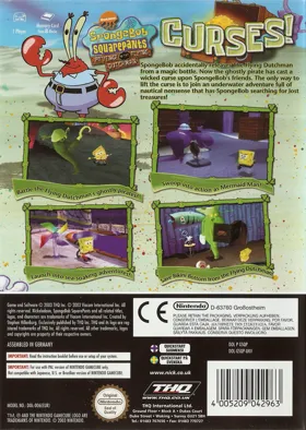 Nickelodeon SpongeBob SquarePants - Revenge of the Flying Dutchman box cover back